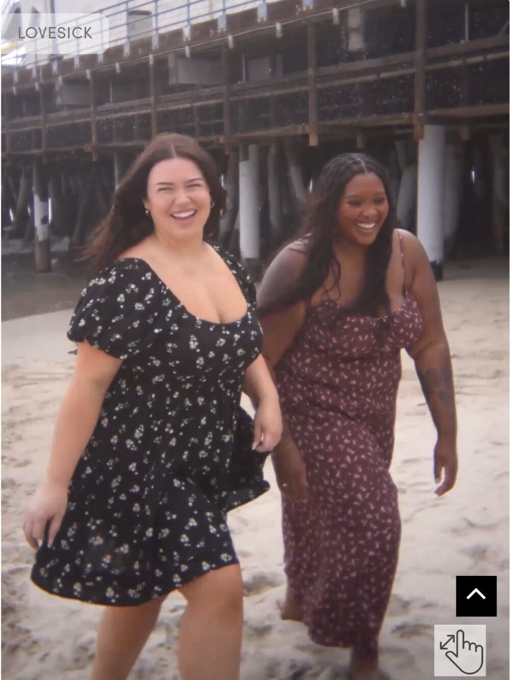 torrid Black Floral Mini Dress